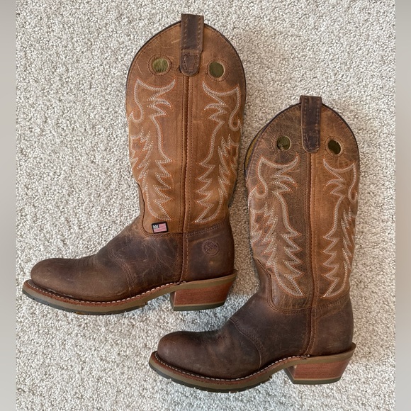 Double-H‎ Boots Women 6 12" Daniela ICE™ Western DH5159 Cowgirl Southwest work - Picture 1 of 16